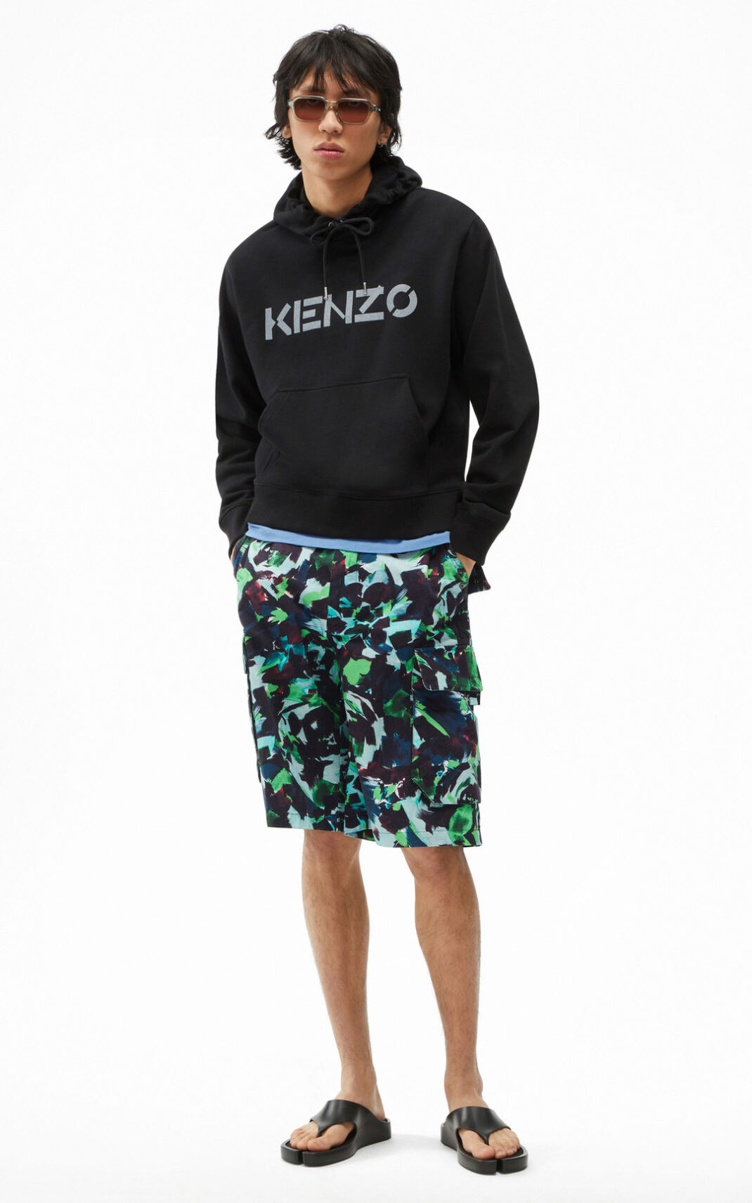 Kenzo Logo Huvtröja Herr | 03987-NMPT